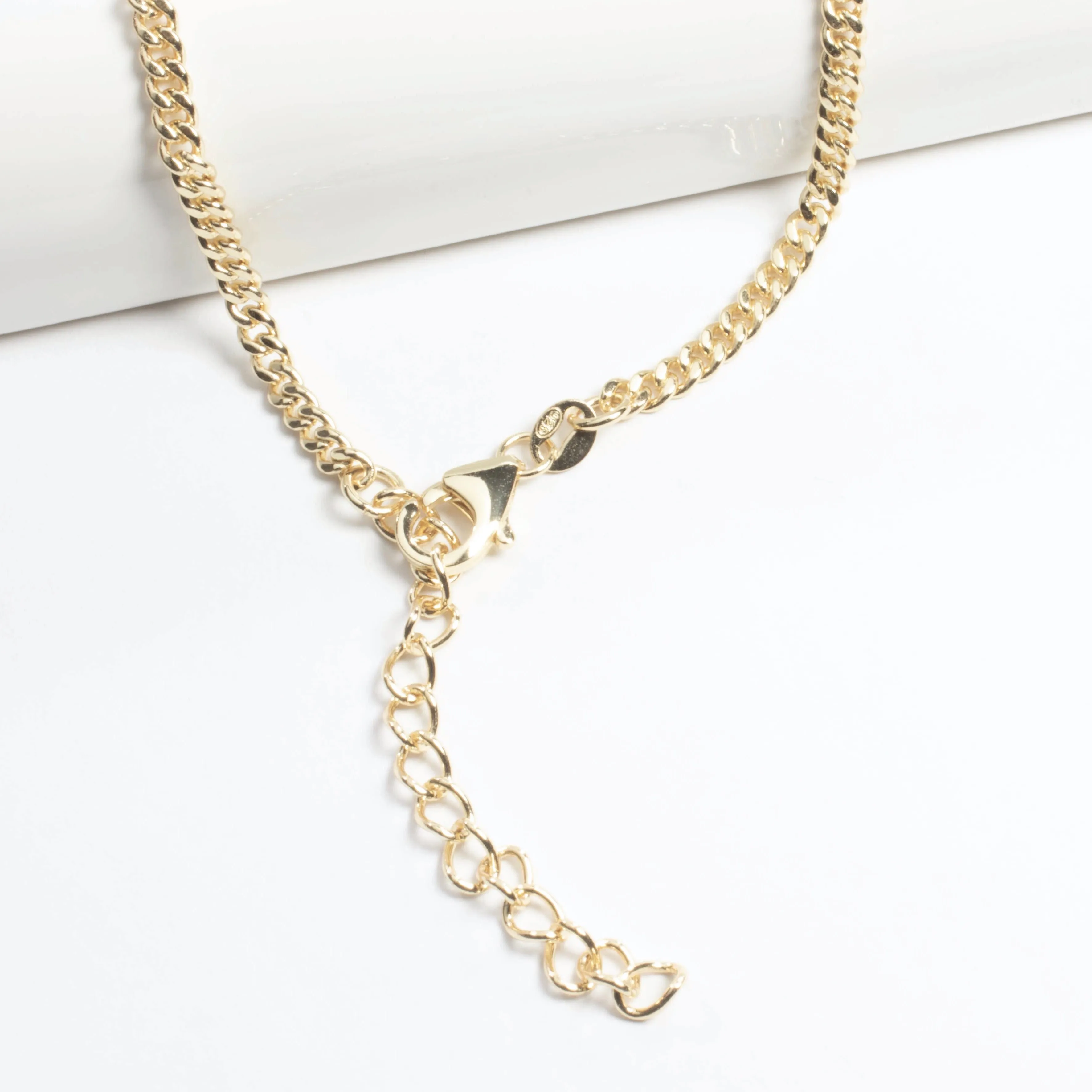 CZ Bar Link Necklace
