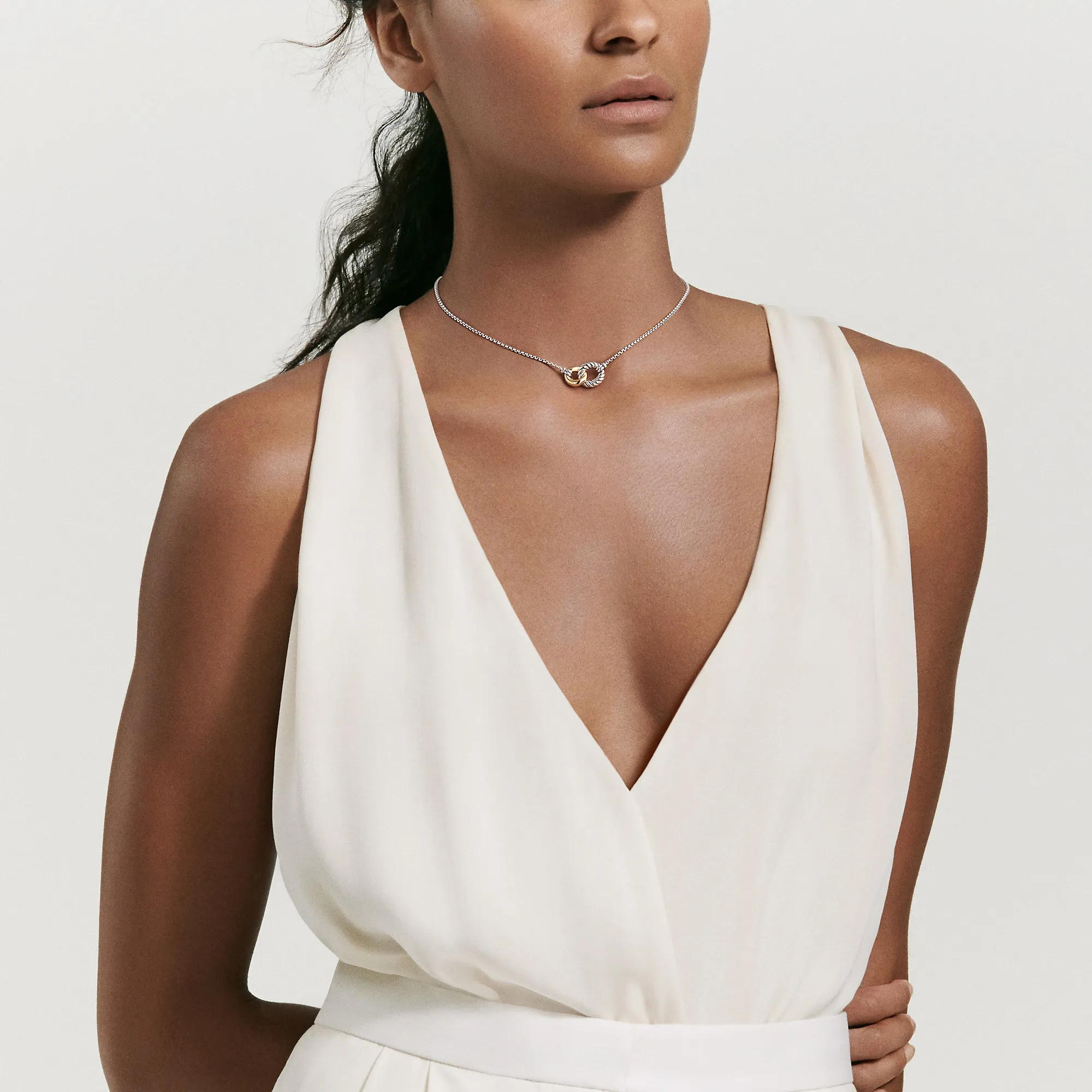 David Yurman   Necklaces & Pendant in Silver and 18-Karat Yellow Gold