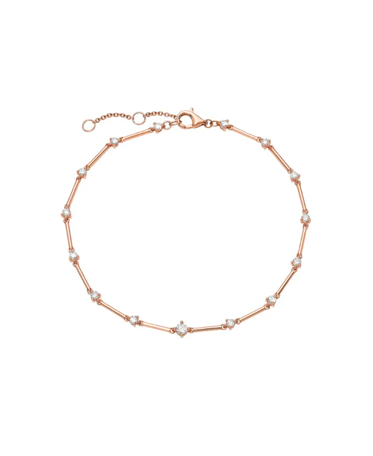 Diamond and Gold Bar Constellation Bracelet