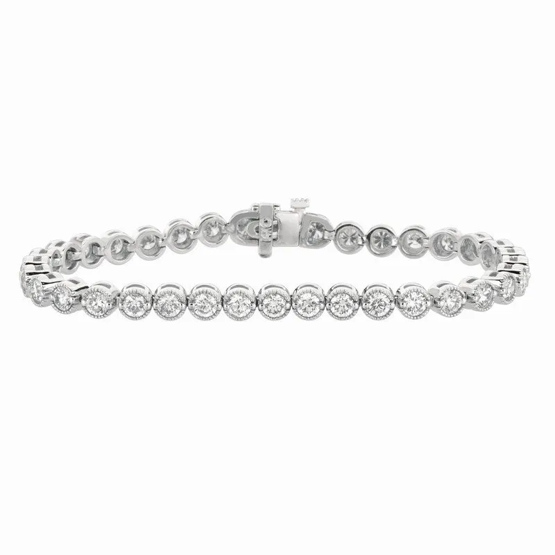 DIAMOND BRACELET 14K GOLD (6.04 CTW)