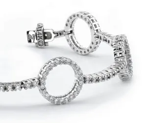 Diamond Circle Of Life Diamond Bracelet with 2.34 ct.(finished) 1.4mm