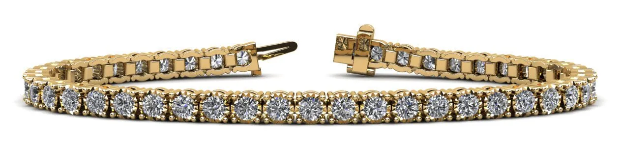 Diamond Crown Lab-Grown Diamond Tennis Bracelet with 7.00 ct.(finished) 3.75mm