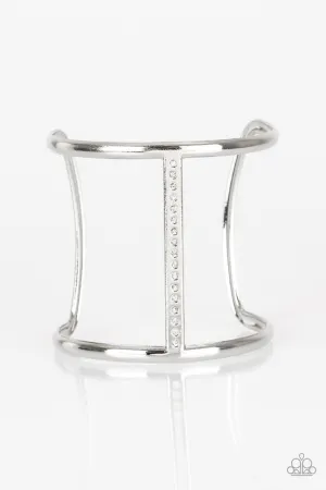 Diamond Deity White Paparazzi Bracelet