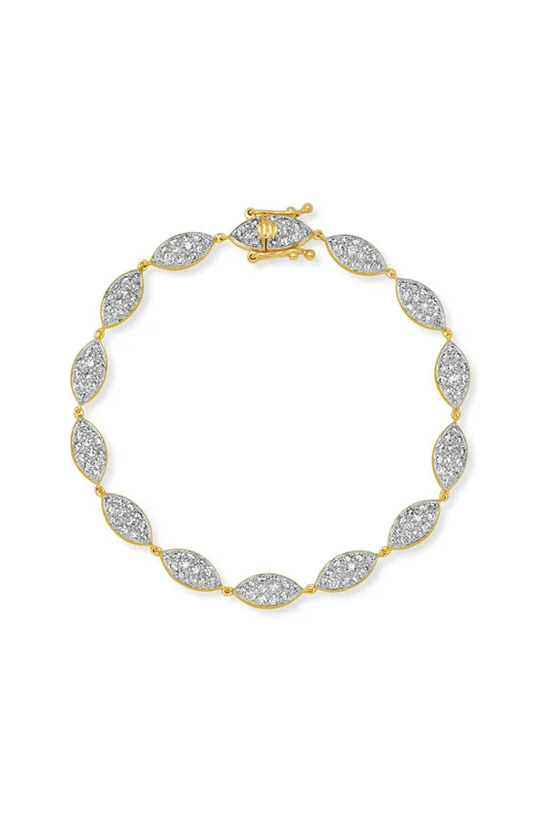 Diamond Evil Eye Bracelet