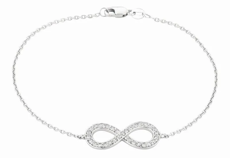DIAMOND INFINITY BRACELET 14K GOLD (0.4 CTW)