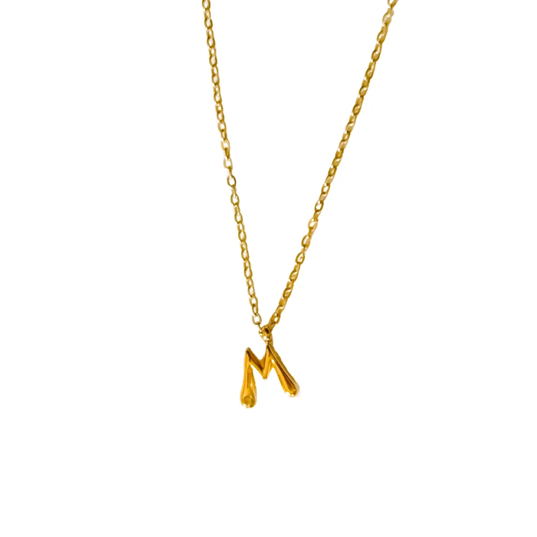 Diamond Initial Necklace