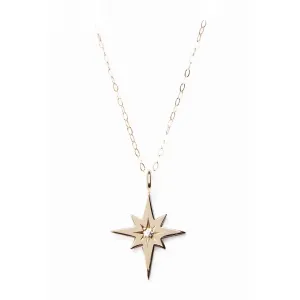 Diamond Polaris Pendant (Silver or 9ct Gold)