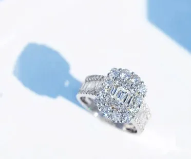 Diamond Ring | Womens Engagement Ring | Engagement Rings | Womens Rings | Promise Ring | Eternity Ring | Ring for Women | Baguette Ring