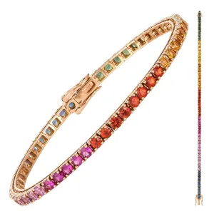 Diamond Tennis BRACELET 18K Rose Gold