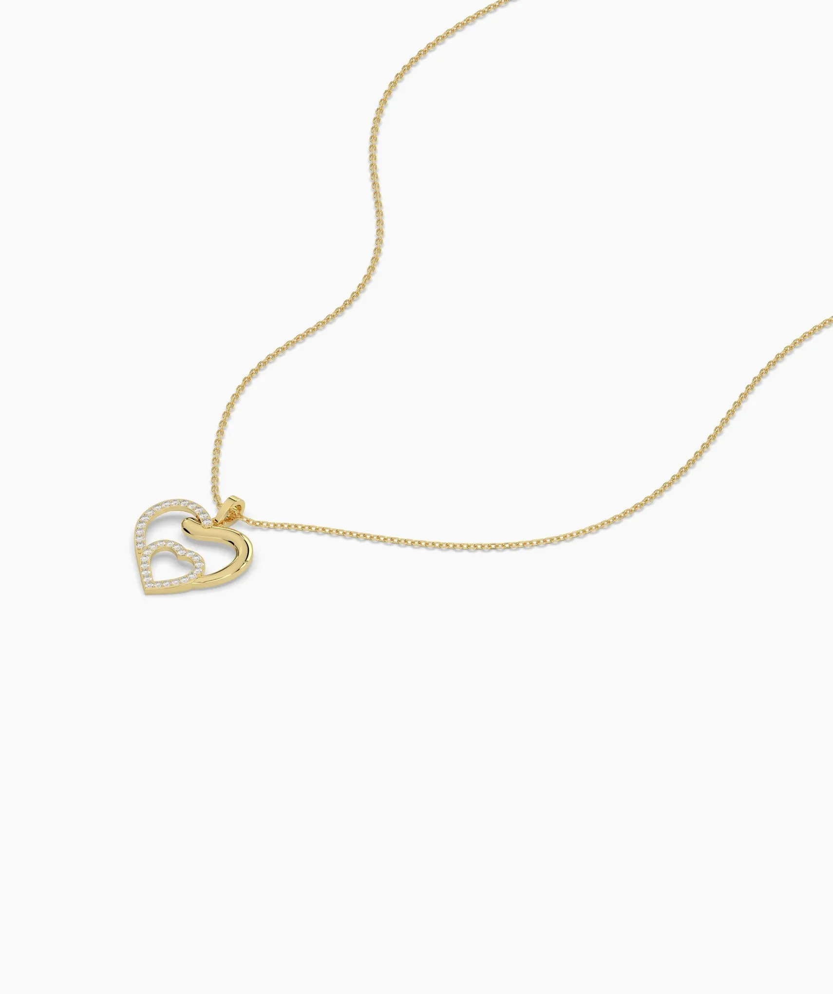 Double Heart Necklace