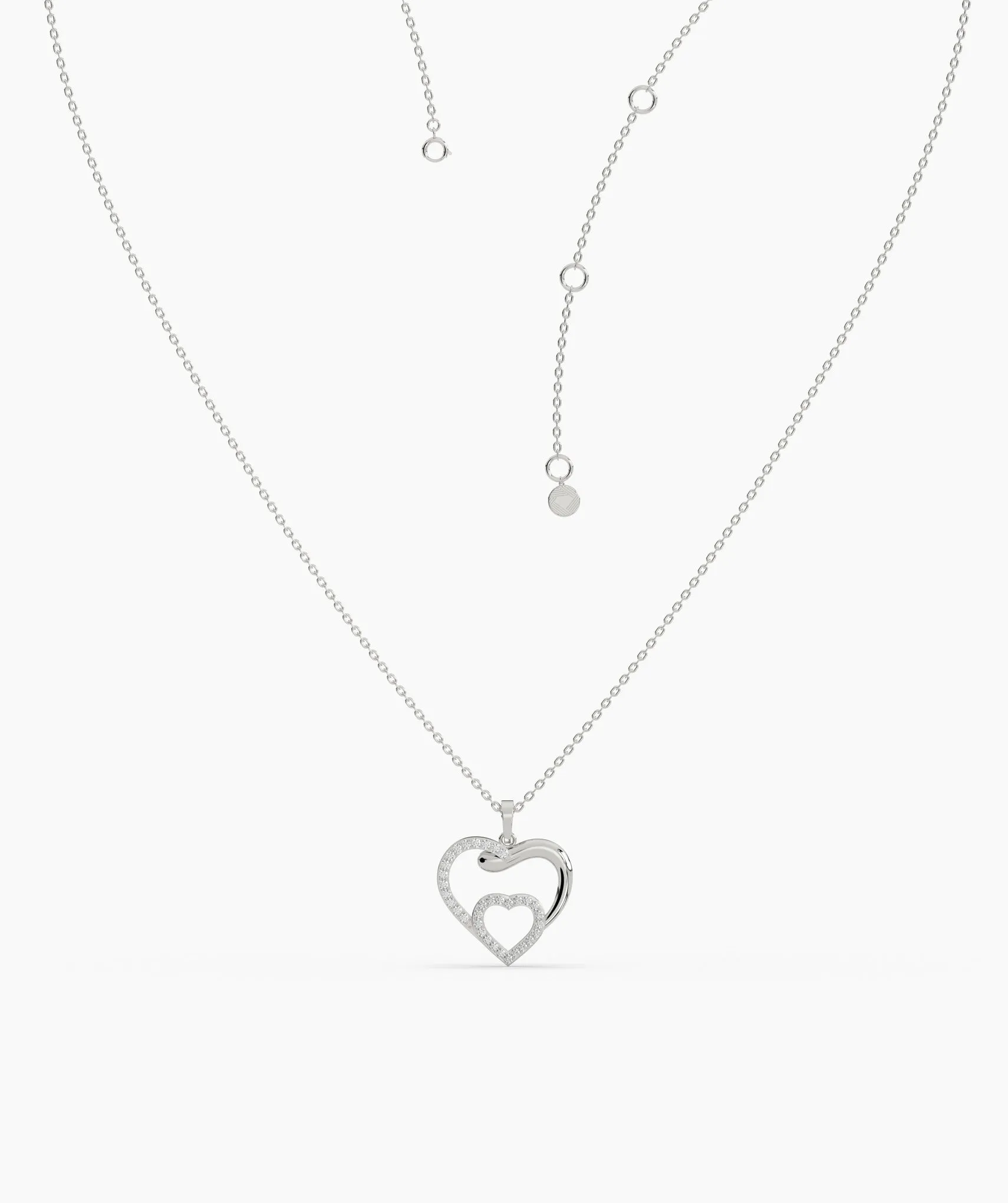 Double Heart Necklace