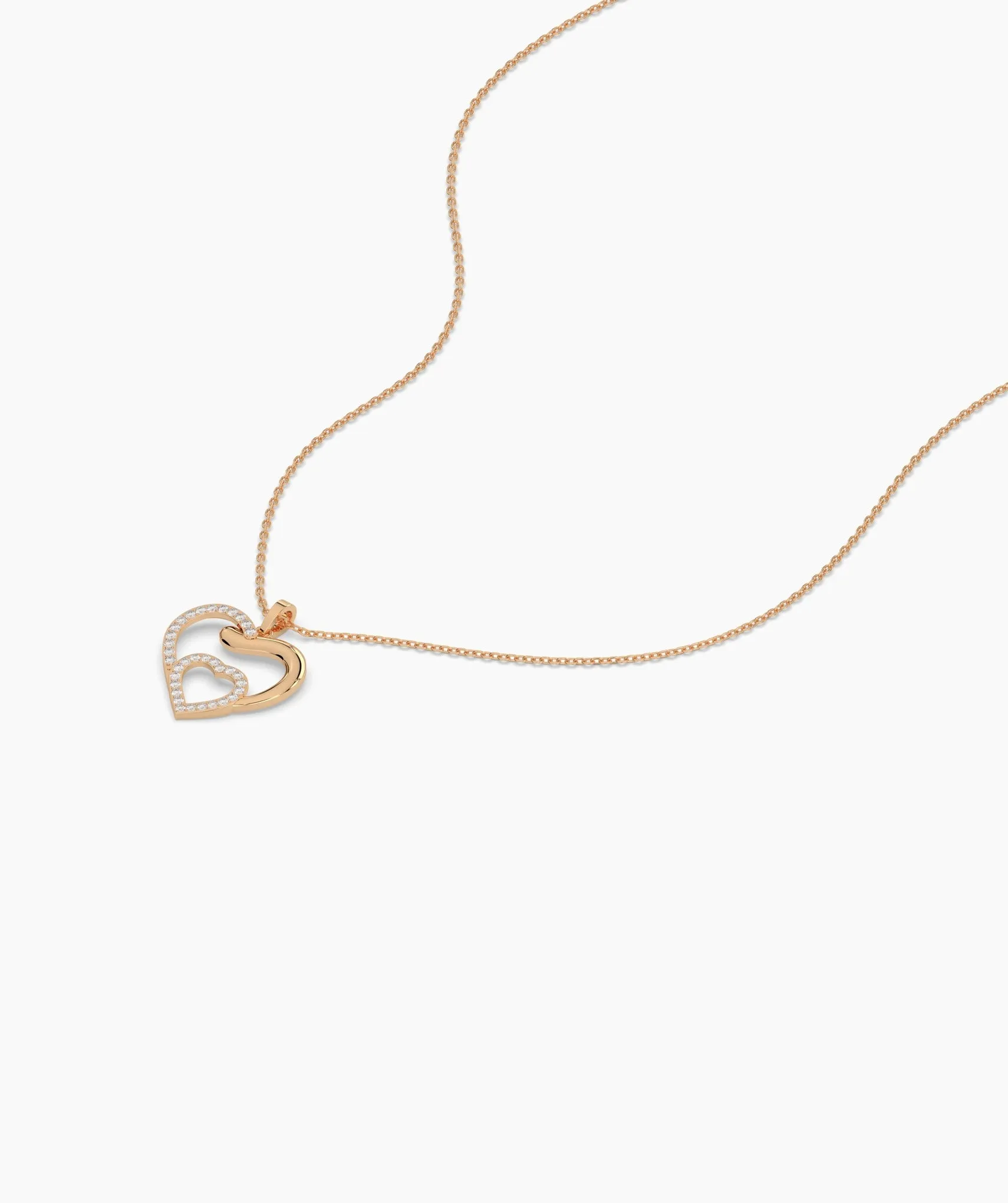 Double Heart Necklace