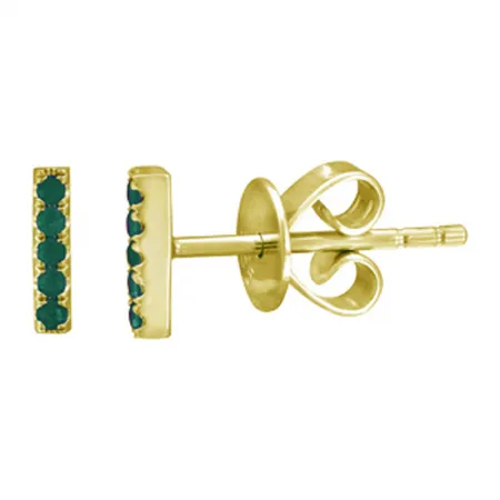 EAR BAR -EMERALD
