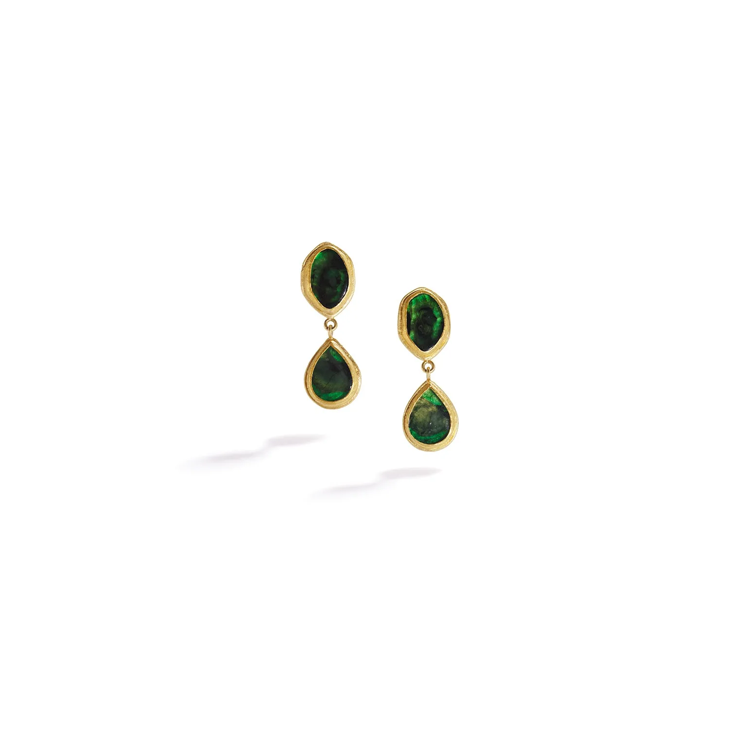Emerald Drop Earrings