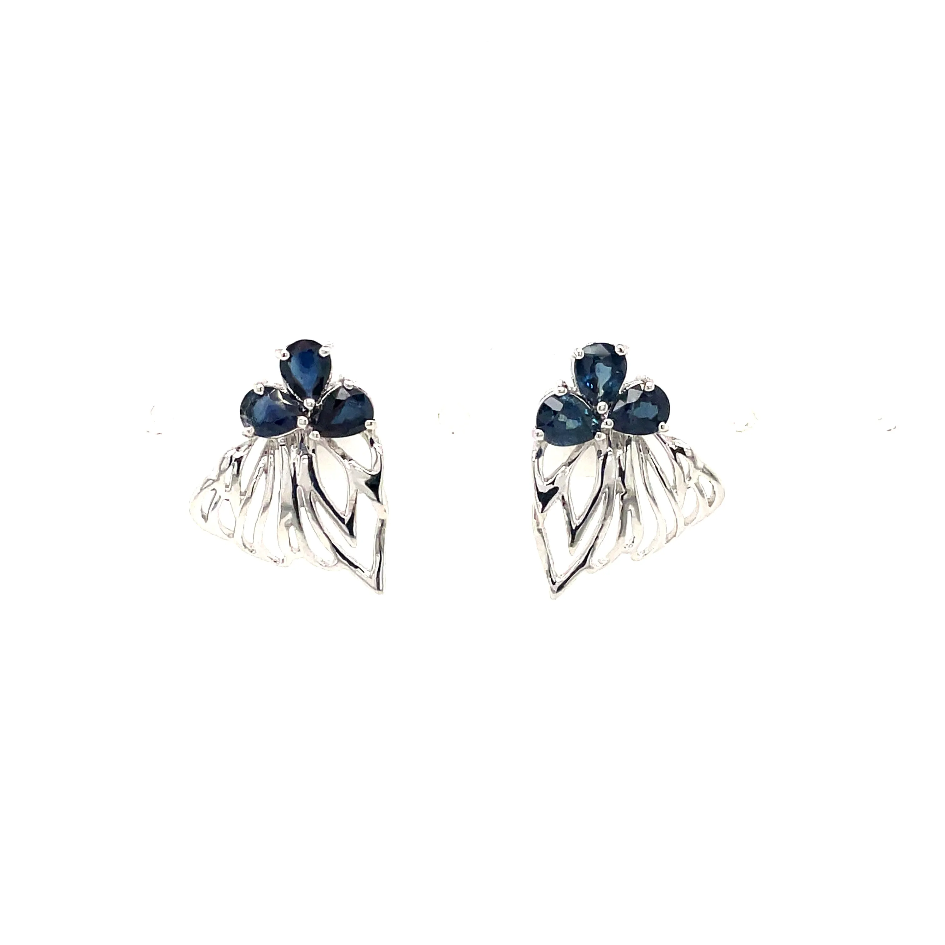 Emerald Earring in .925 Sterling Silver - KST 50870