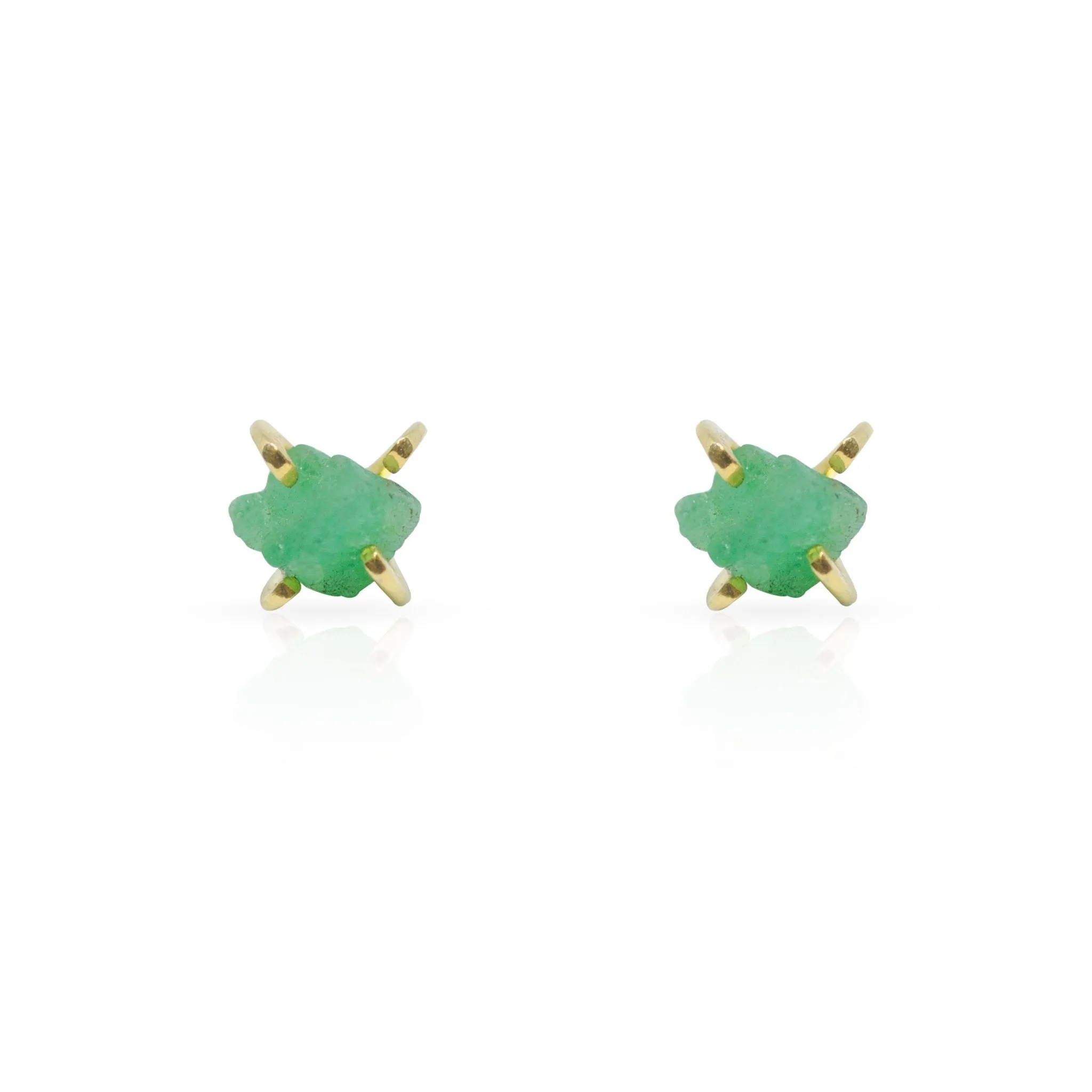 EMERALD EARRING PINS