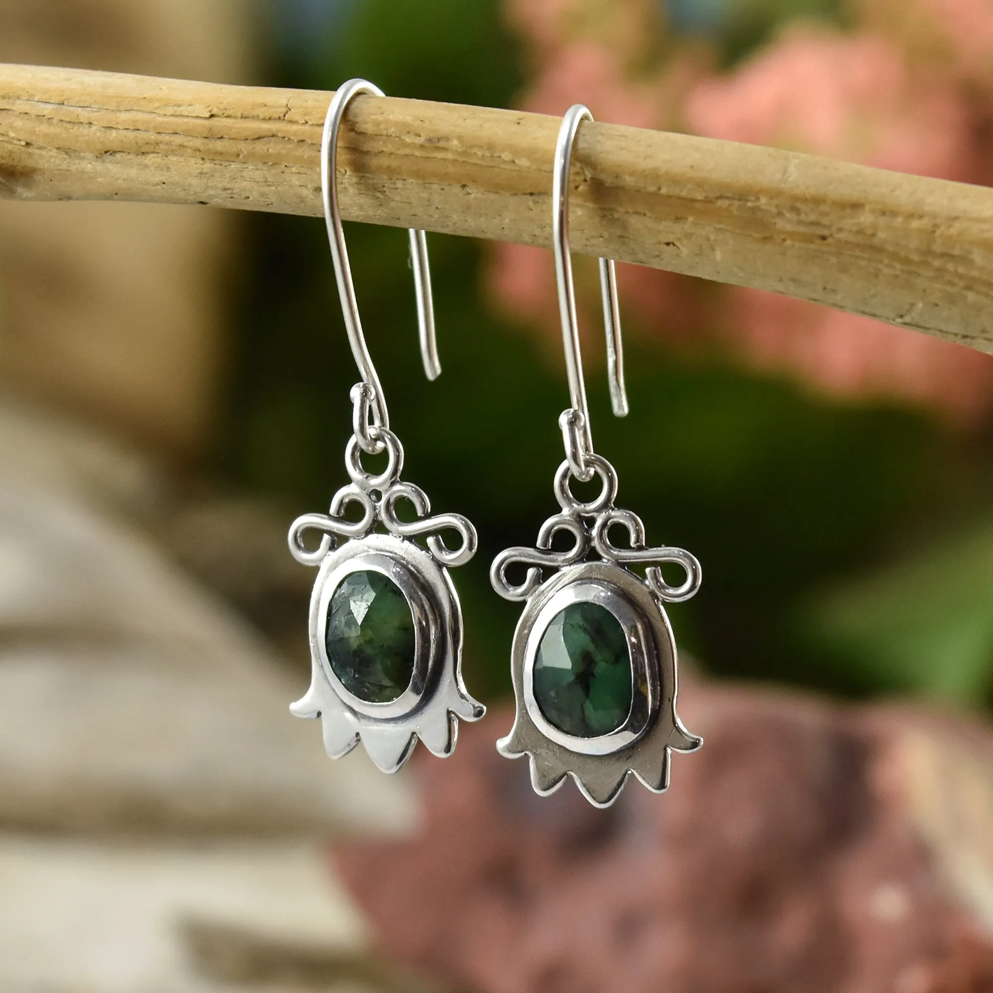 Emerald Earrings