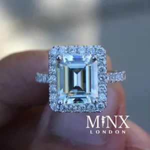 Emerald Engagement Ring | Womens Engagement Ring | Engagement Rings | Womens Rings | Emerald Engagement Ring | Womens Emerald Rings