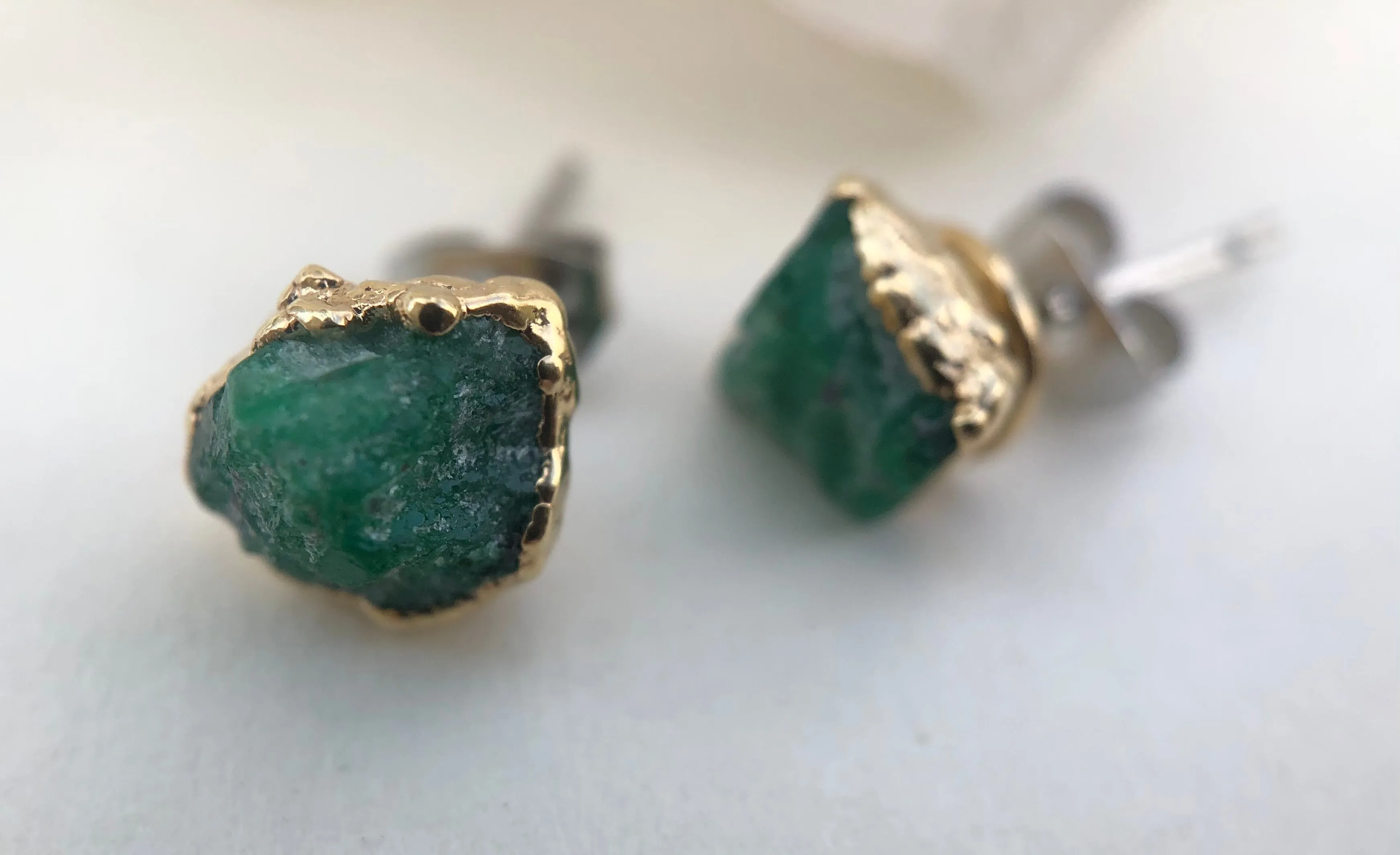 Emerald Studs