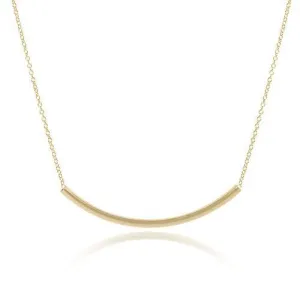 Enewton - Bliss Bar Smooth 16in Necklace - Gold