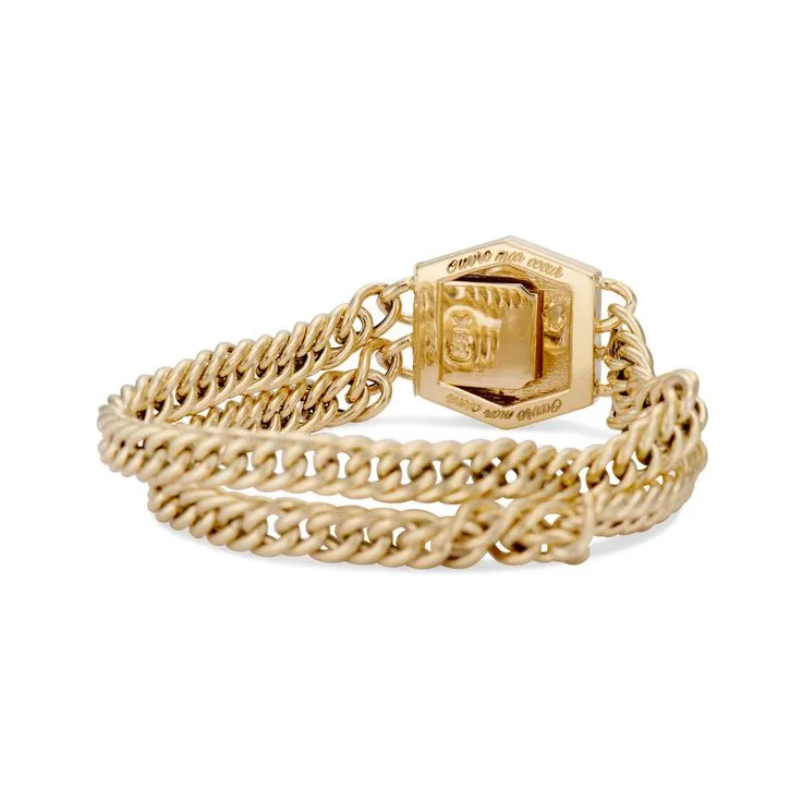 Engraved Heart Locket Love Token Bracelet
