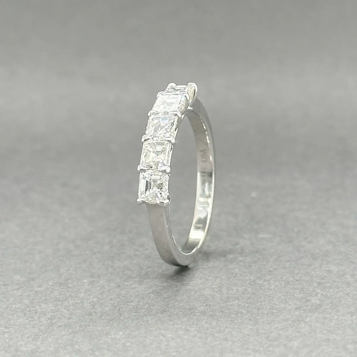 Estate 18K W Gold 1.30ctw H/VS2-SI1 Diamond Wedding Ring