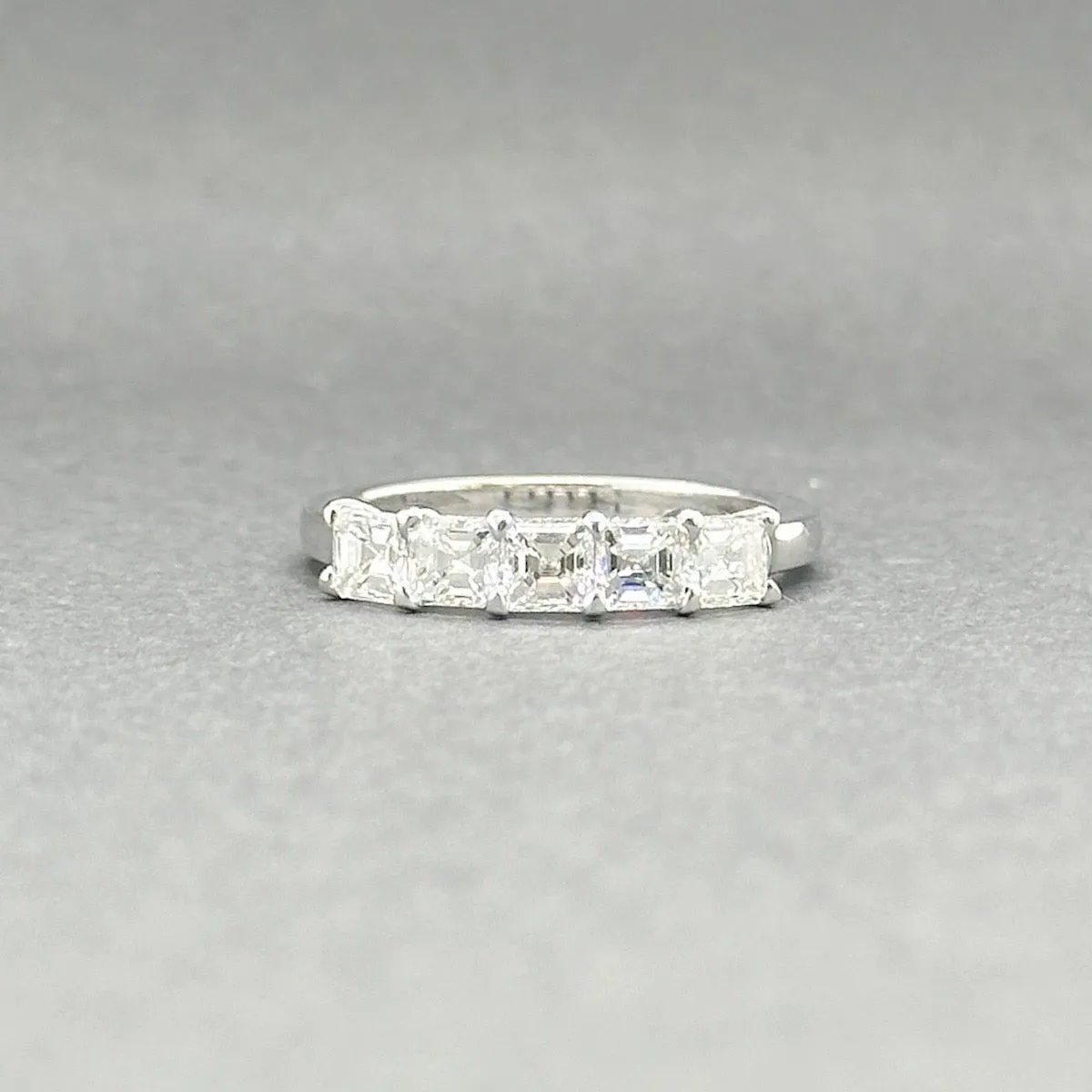 Estate 18K W Gold 1.30ctw H/VS2-SI1 Diamond Wedding Ring