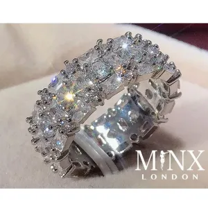 Eternity Ring | Baguette Ring | Womens Diamond Ring | Mens Iced Out Ring | Wedding Band | friendship Ring | iced out rings | Big Ring