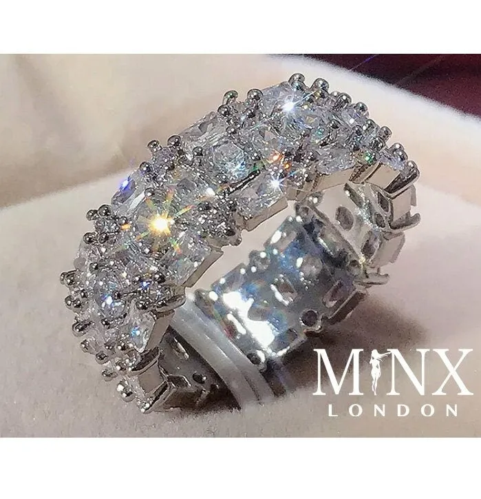 Eternity Ring | Baguette Ring | Womens Diamond Ring | Mens Iced Out Ring | Wedding Band | friendship Ring | iced out rings | Big Ring