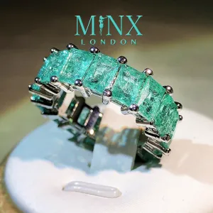 Eternity Ring | Green Diamond Ring | TennisRing