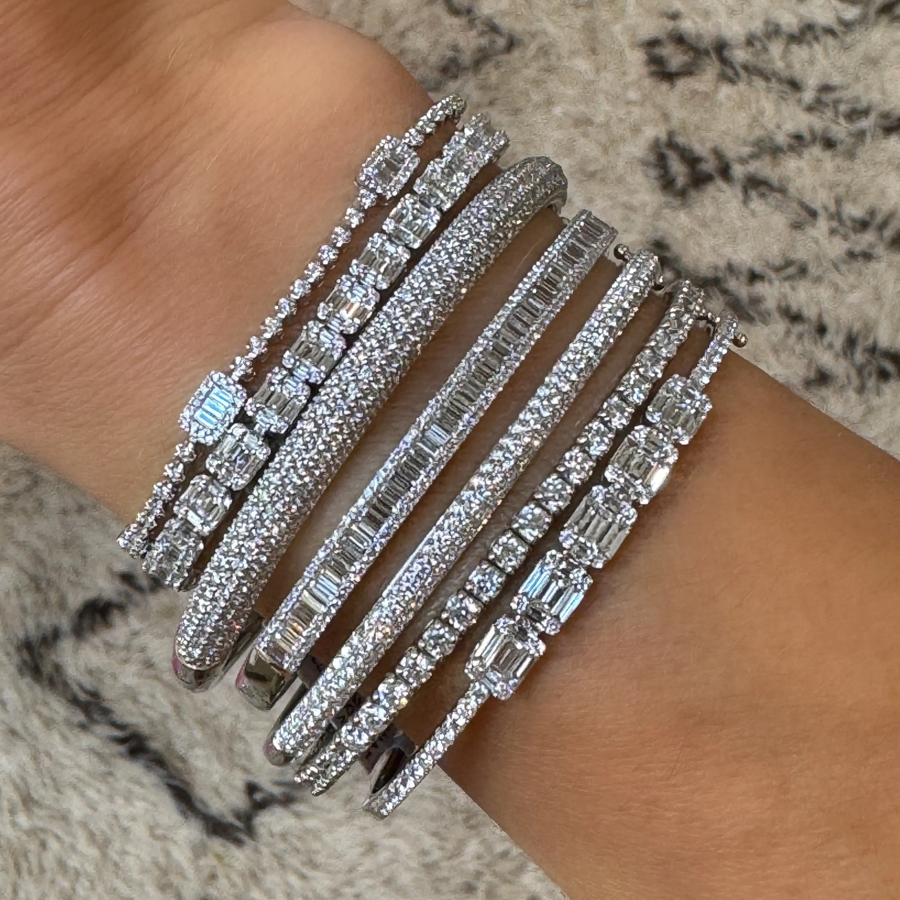 Everlasting Sparkle Diamond Illusion Bangle