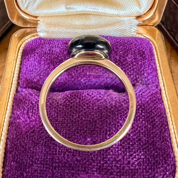 Fancy Yellow Diamond & Black Onyx Ring