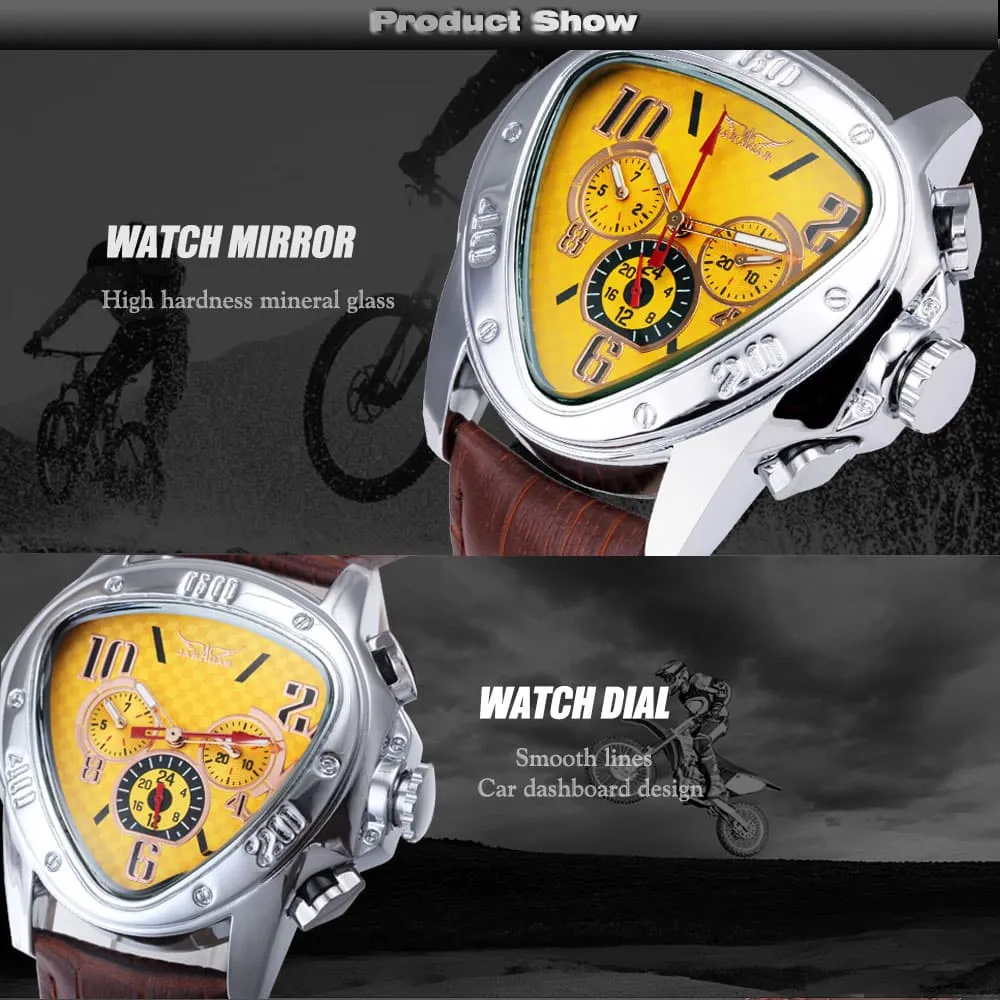 Fashion Luxury Mechanical Automatic Skeleton Watches for Men