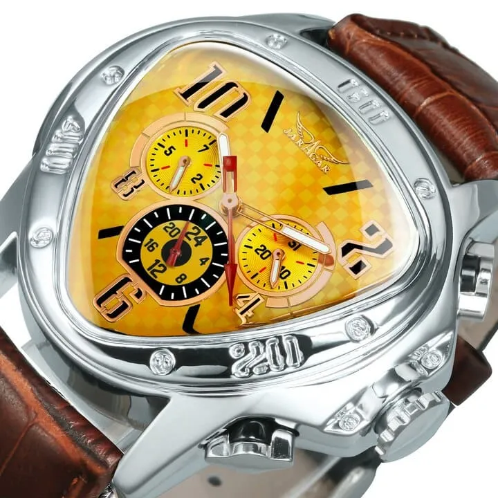 Fashion Luxury Mechanical Automatic Skeleton Watches for Men