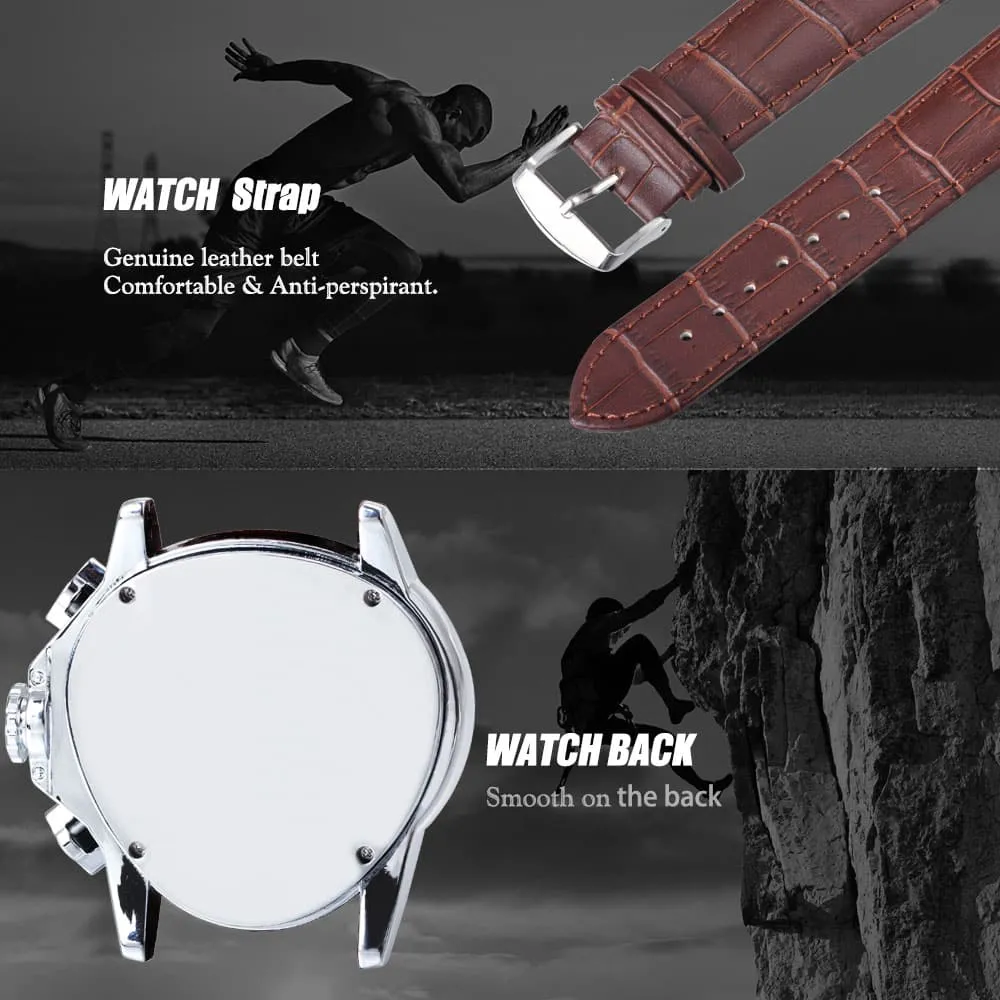 Fashion Luxury Mechanical Automatic Skeleton Watches for Men