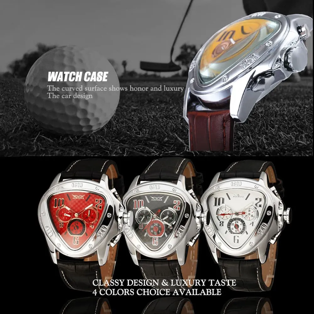 Fashion Luxury Mechanical Automatic Skeleton Watches for Men