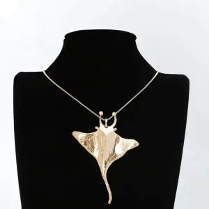 Fish Shape Gold Color Jewelry Necklace for Women Trending Products Kpop Long Chains Pendants