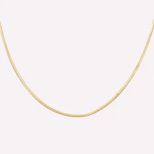 FLAT SNAKE CHAIN NECKLACE