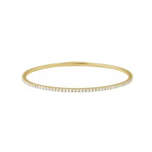 Flexible Diamond Tennis Bracelet