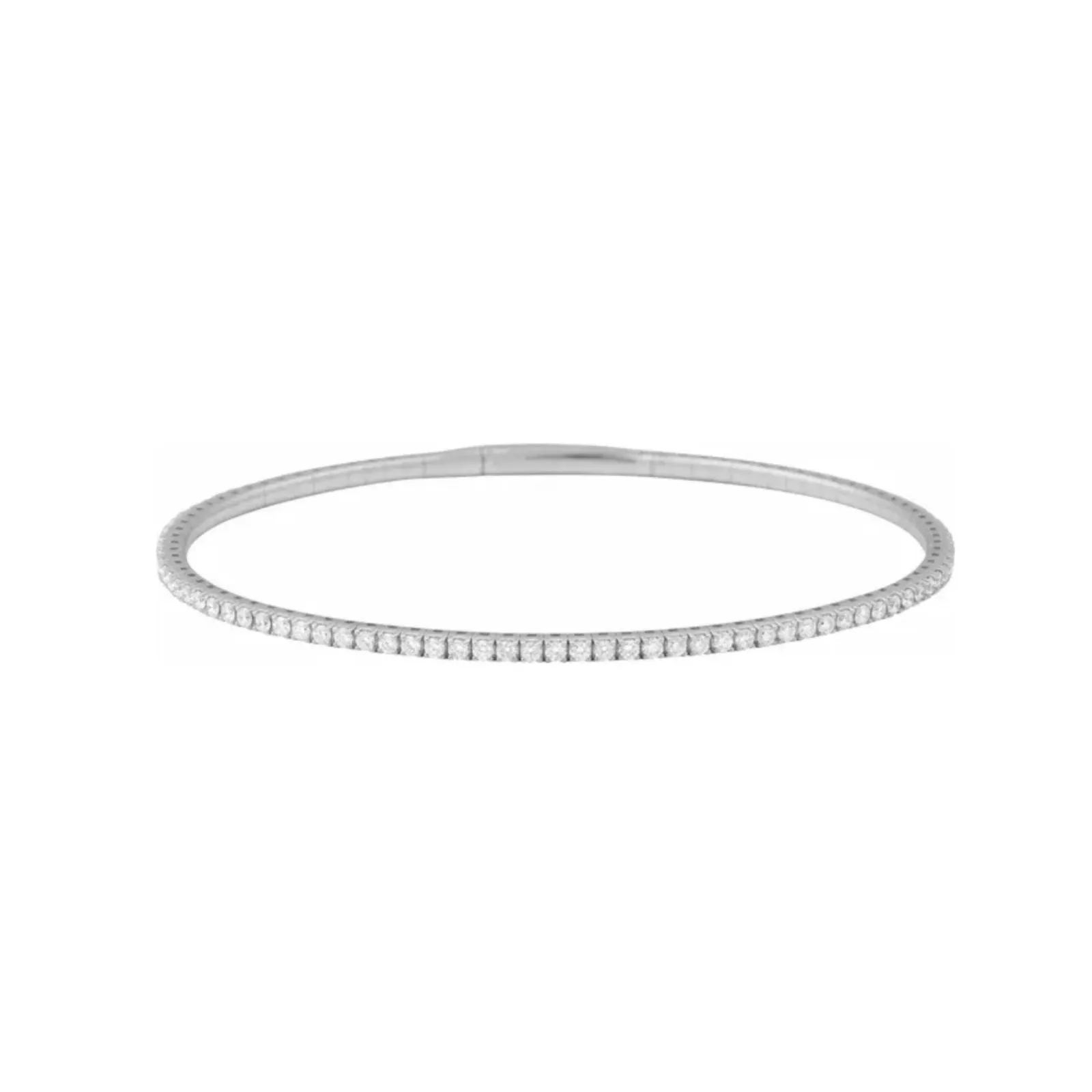 Flexible Diamond Tennis Bracelet