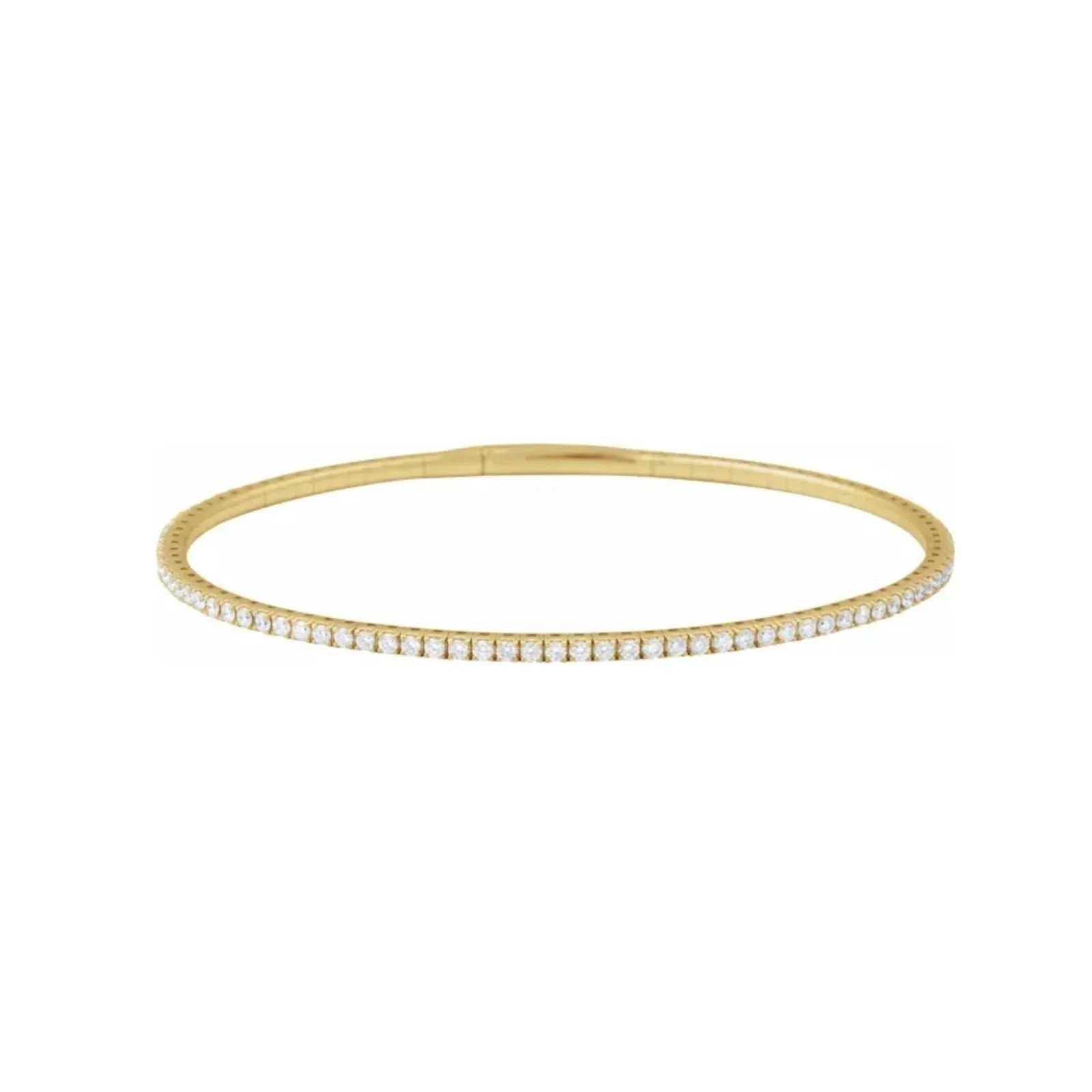 Flexible Diamond Tennis Bracelet