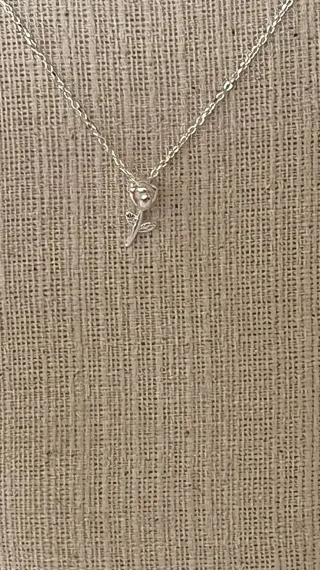 Flowers of Pearl Necklace - Sterling Silver