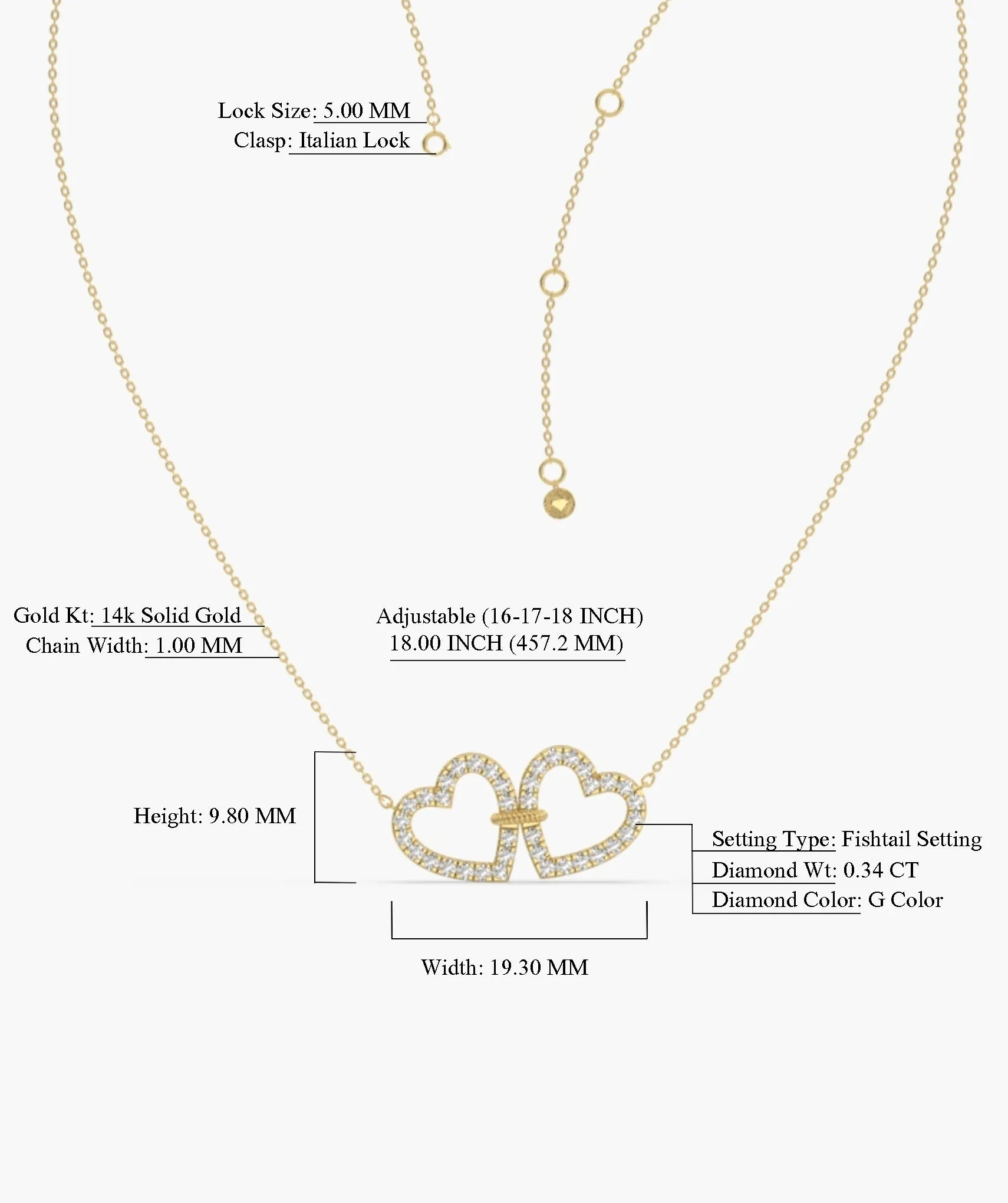 Forever Together Heart Necklace
