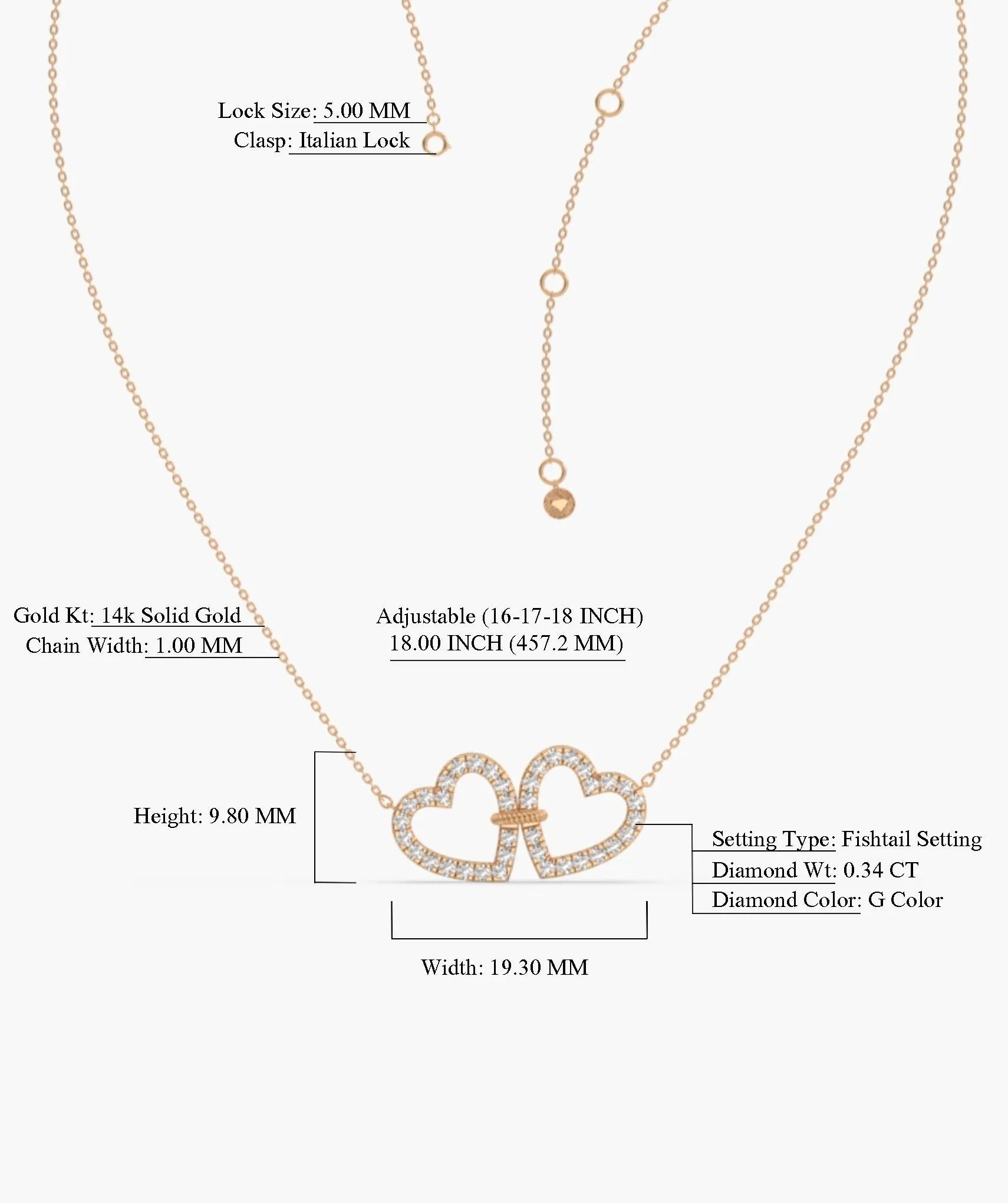 Forever Together Heart Necklace