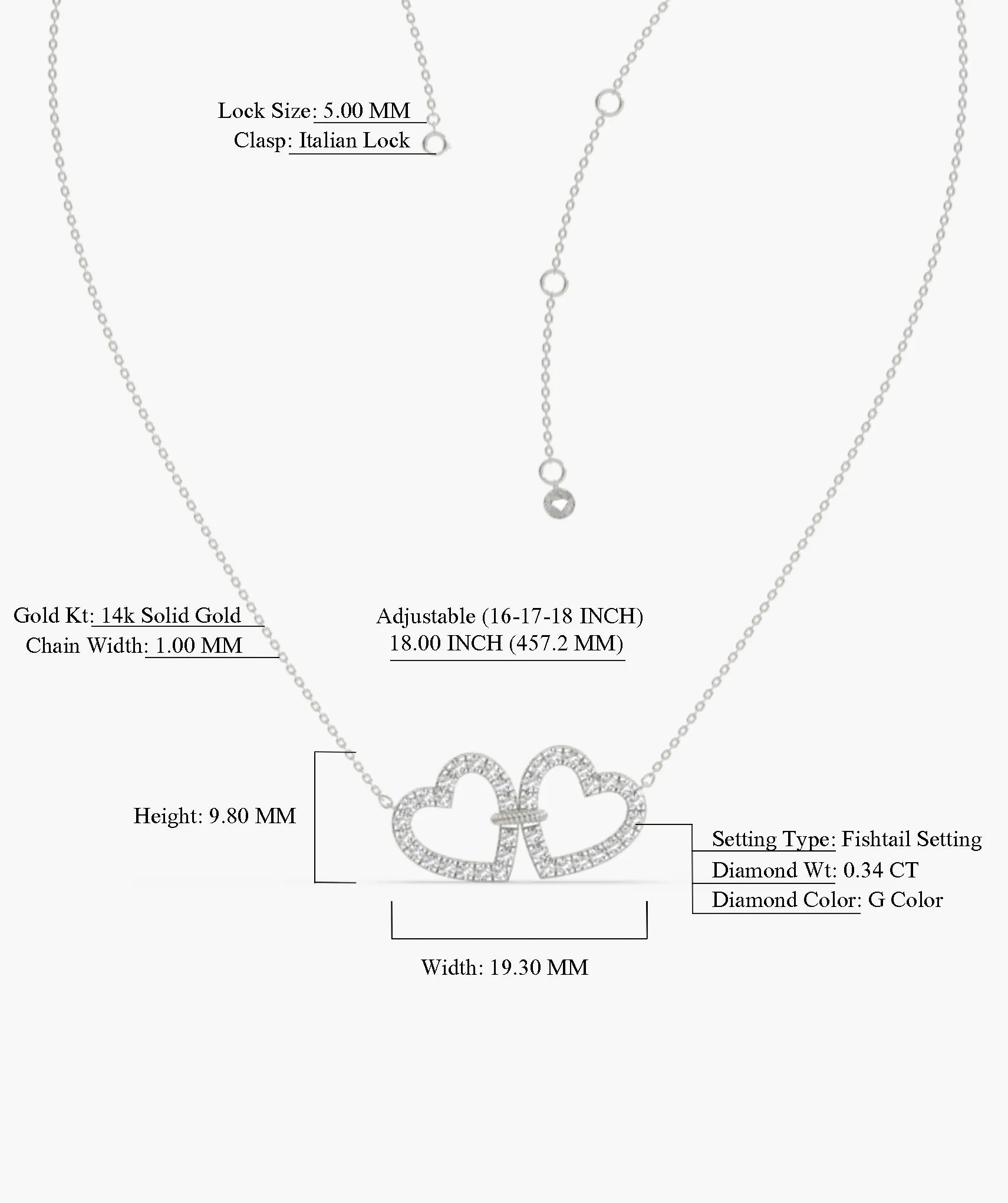 Forever Together Heart Necklace
