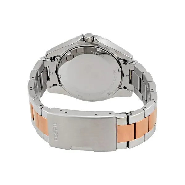 Fossil Riley Rose Gold Dial Ladies Multifunction Watch ES4145