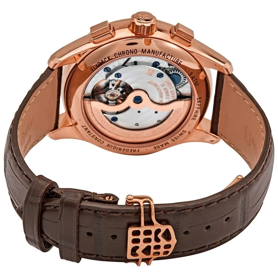 Frederique Constant Flyback Chronograph Manufacture Automatic Men's Silver Dial Watch FC-760V4H4