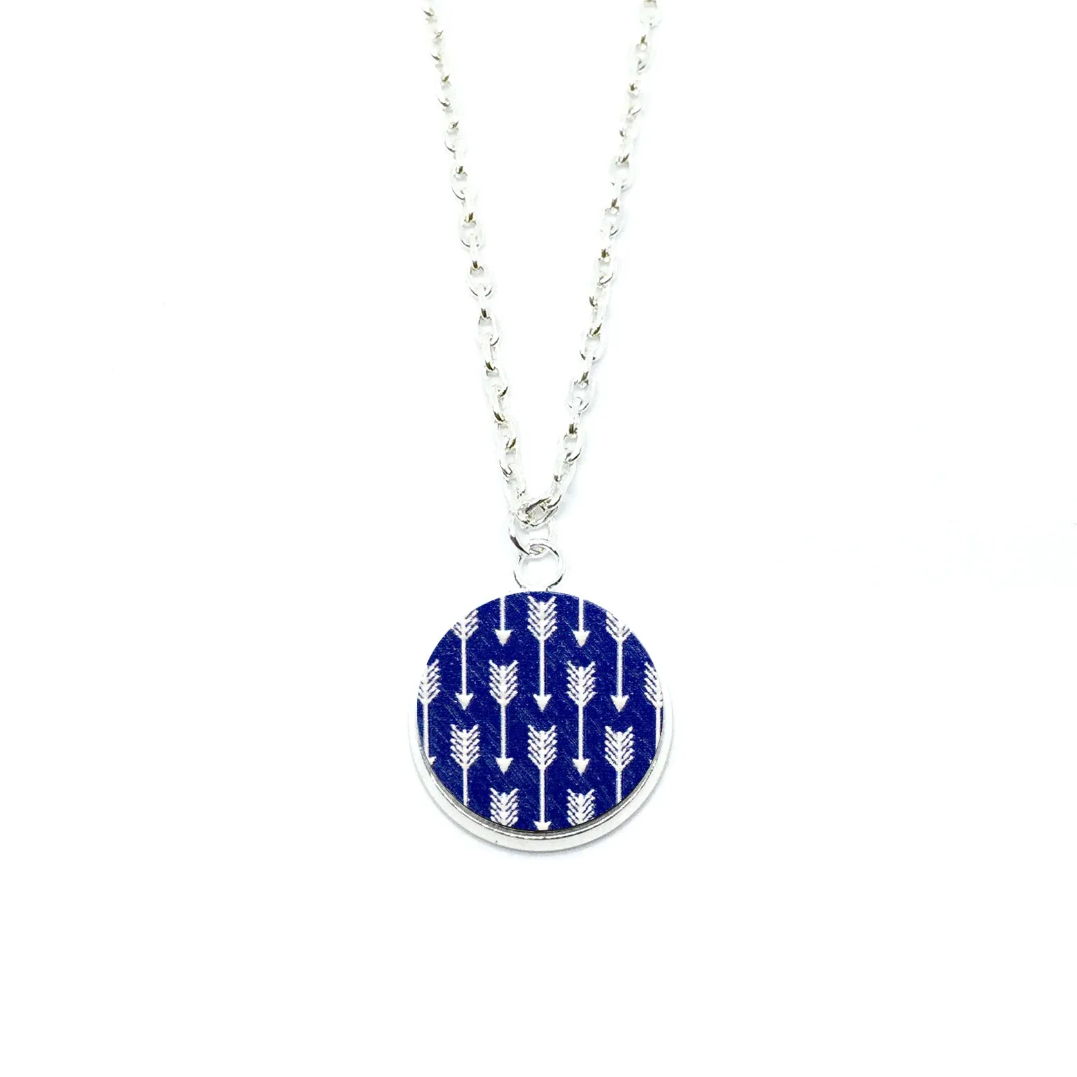 Geometric Arrows Wood Pendant Necklace - LM