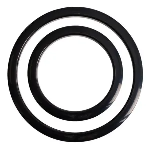 Gibraltar Port Hole Protector 6" Black Finish - Pk 1