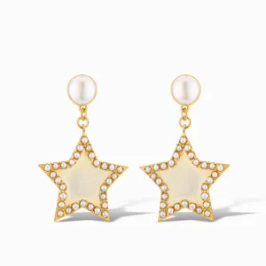 Gitchie, Gitchie Ya Ya Drop Earrings in Pearl